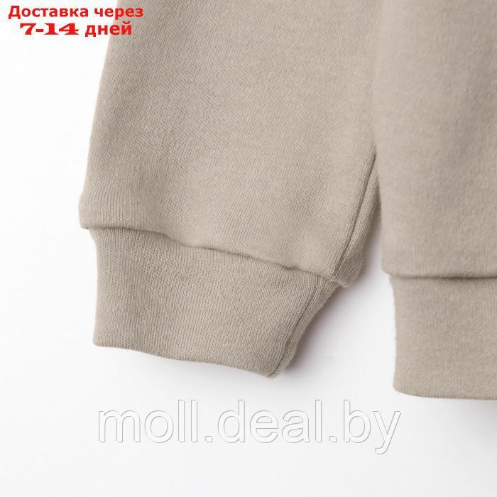 Костюм детский (свитшот, шорты) MINAKU, цвет серый, рост 110 см - фото 10 - id-p218387473