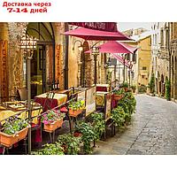 Фотообои "Итальянское кафе" (состоит из 4 частей), 3,6х2,7 м