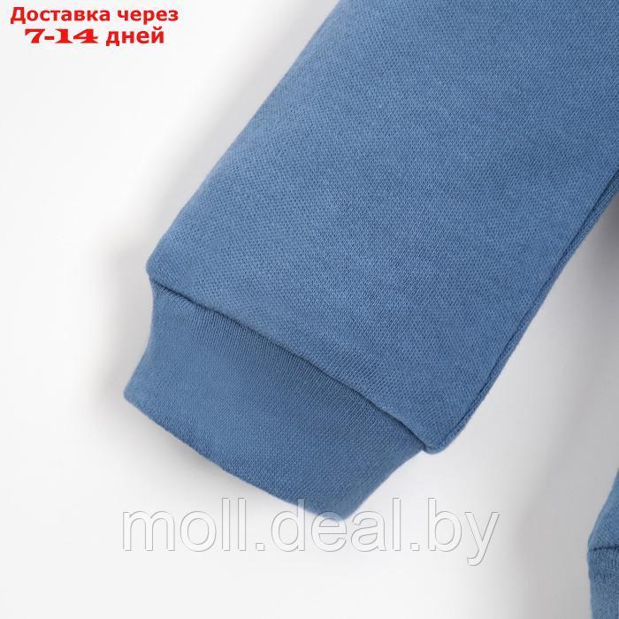 Костюм детский (свитшот, шорты) MINAKU, цвет синий, рост 80-86 см - фото 3 - id-p218387494