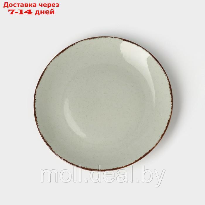 Тарелка Pearl, d=27 см, цвет мятный, фарфор - фото 1 - id-p218396761