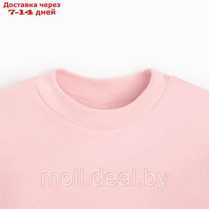Костюм детский (джемпер, брюки) MINAKU, цвет розовый, рост 74-80 см - фото 6 - id-p218387505