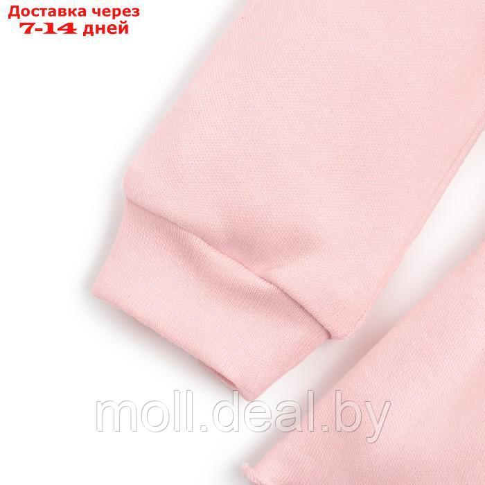 Костюм детский (джемпер, брюки) MINAKU, цвет розовый, рост 74-80 см - фото 7 - id-p218387505