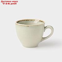 Чашка кофейная Pearl, 90 мл, цвет мятный, фарфор