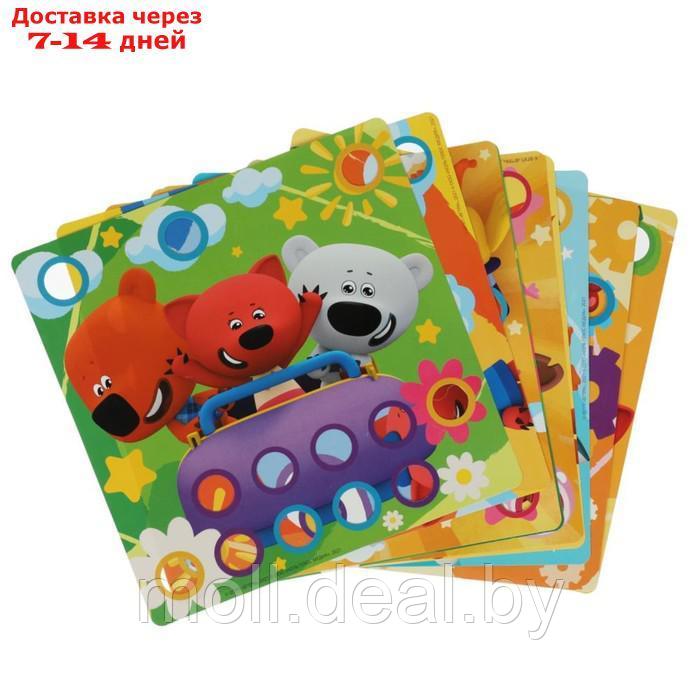 Большая пластиковая мозаика для малышей "Ми-ми-мишки" 10 картинок, 46 фишек PLASMOS-MIMI - фото 4 - id-p218391688