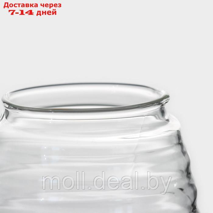 Баночка стеклянная для мёда и варенья с ложкой BellaTenero "Эко. Пчёлка", 300 мл, 10×12,5 см - фото 5 - id-p218396820