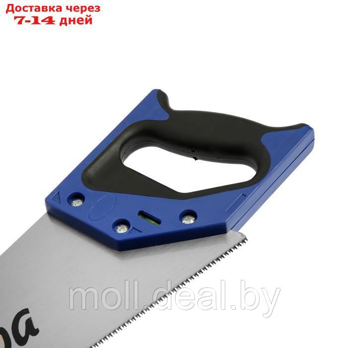Ножовка по дереву ТУНДРА, 2К рукоятка, 3D заточка, чистый рез, 14-15 TPI, 400 мм - фото 7 - id-p218392768