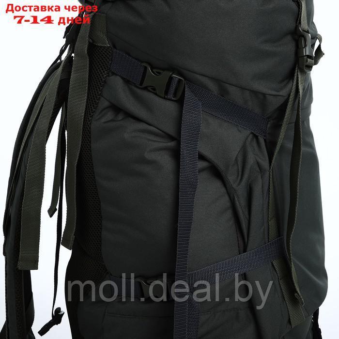 Рюкзак тур Тигрис 4, 80 л, отдел на шнурке, 2 наружных кармана, цвет хаки - фото 6 - id-p218394901