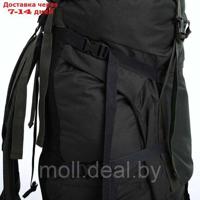 Рюкзак тур Тигрис 4, 90 л, отдел на шнурке, 2 наружных кармана, цвет хаки - фото 6 - id-p218394902