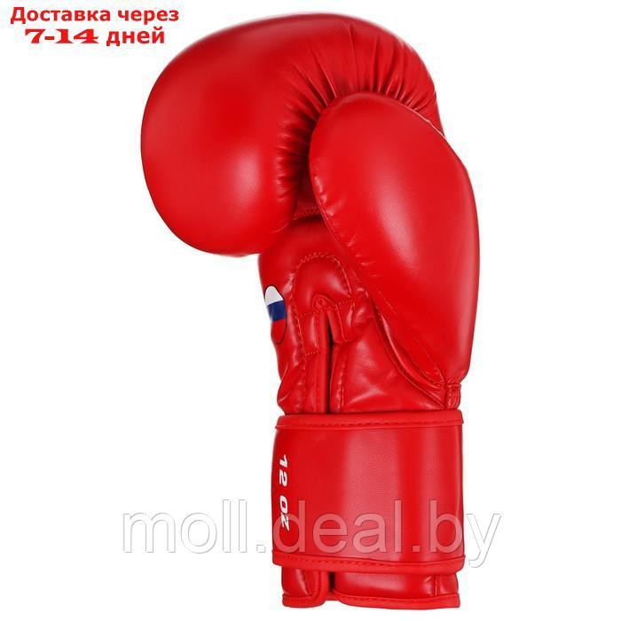 Перчатки боксёрские BoyBo TITAN, IB-23, 10 унций, цвет красный - фото 3 - id-p218396962