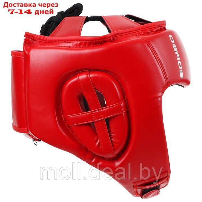 Шлем BoyBo TITAN, IB-24, р. S, цвет красный - фото 2 - id-p218396970