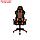 Кресло игровое Canyon Fobos GС-3, 150 кг, 2D подлокотники, экокожа, чёрно-оранжевое, фото 2