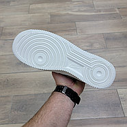 Кроссовки Nike Air Force 1 Mid Beige Brown с мехом, фото 5
