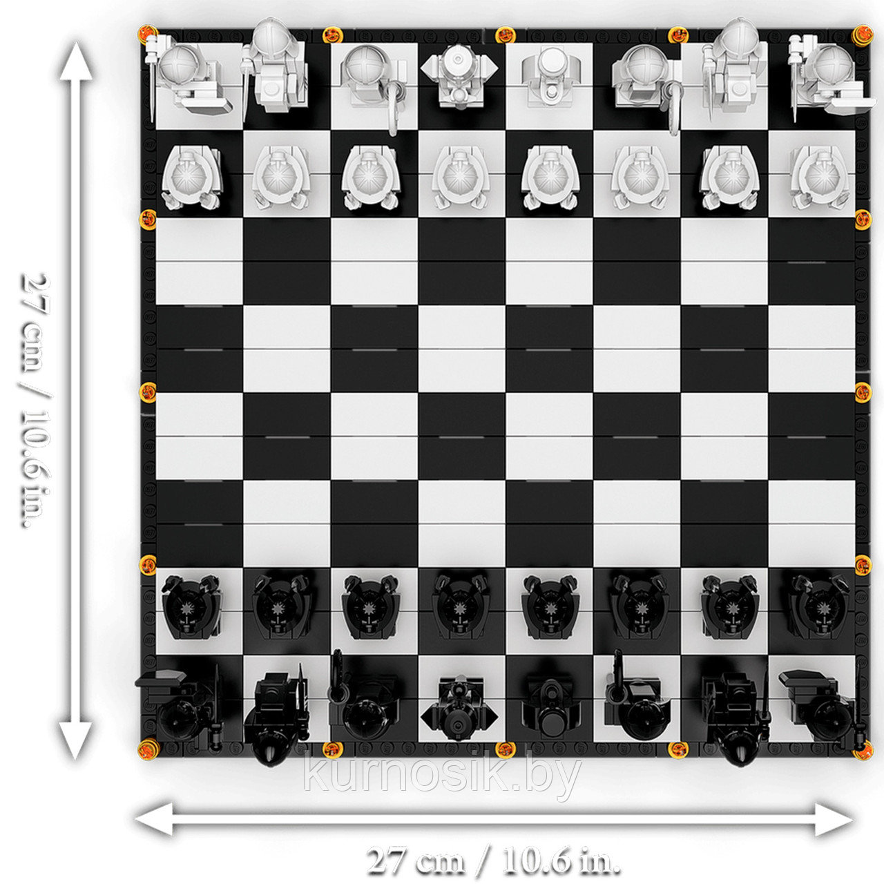 Конструктор 12107 KING Хогвартс: Волшебные шахматы, 876 деталей - фото 4 - id-p218439042