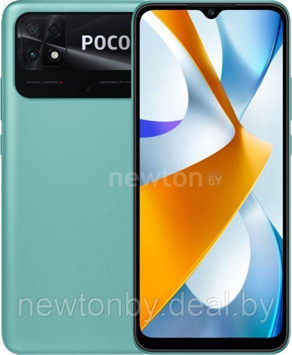 Смартфон POCO C40 4GB/64GB международная версия (бирюзовый) - фото 1 - id-p214771461