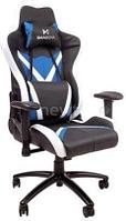 Кресло AksHome Eragon Eco 80351 (черный/белый/синий)