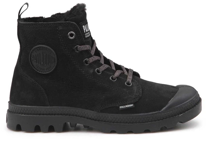 Ботинки женские Palladium PAMPA HI ZIP WL Black/Black черный 95982-010 - фото 1 - id-p218323909