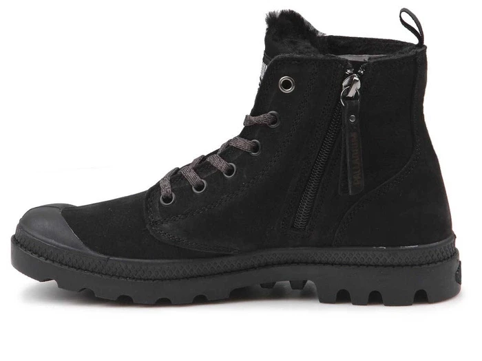 Ботинки женские Palladium PAMPA HI ZIP WL Black/Black черный 95982-010 - фото 2 - id-p218323909