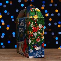 Коробка подарочная Атмосфера праздника Почта со снегирями