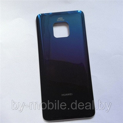 Задняя крышка (стекло) для Huawei Mate 20 Pro LYA-L29 (черный) - фото 1 - id-p218440807
