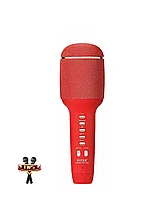 Беспроводной караоке-микрофон с колонкой Wireless WS-900 (Красный)