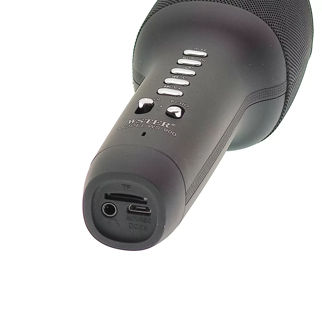 Беспроводной караоке-микрофон с колонкой Wireless WS-900 (Чёрный) - фото 3 - id-p218440950