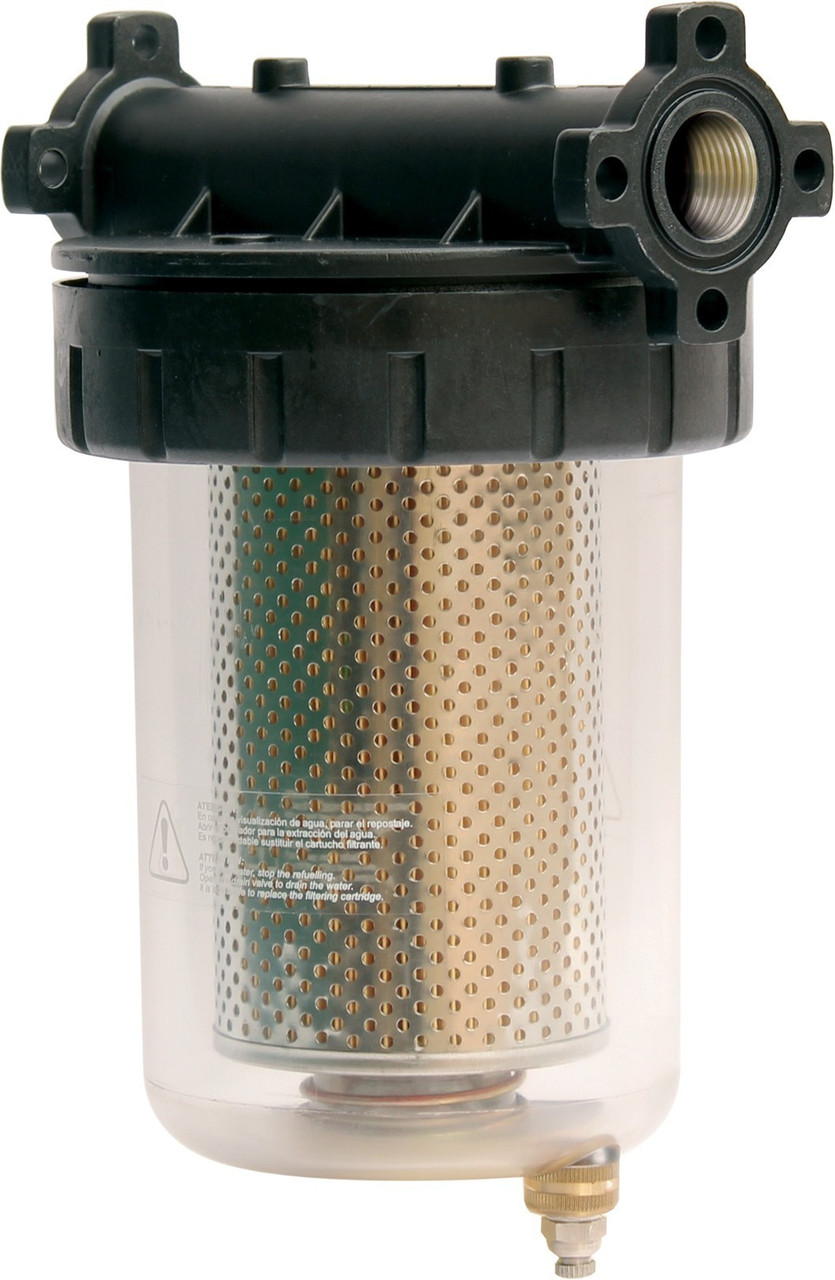 FG-100 - Фильтр для ДТ с влагоотделением, прозрачная колба, 5 µm GESPASA - фото 1 - id-p218441112