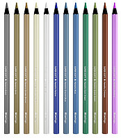 Карандаши цветные Berlingo SuperSoft. Metallic 12 цветов, длина 180 мм