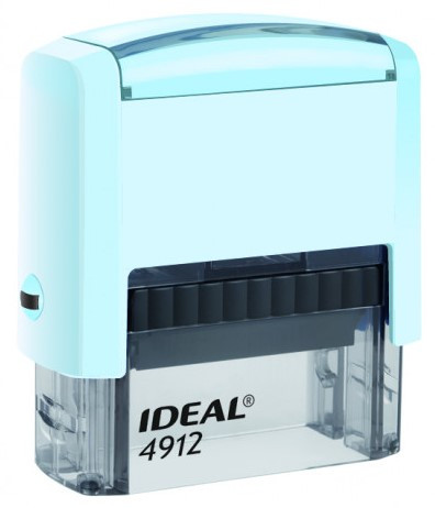 Автоматическая оснастка Ideal 4912 для клише штампа 47*18 мм, корпус цвета топаз - фото 1 - id-p218444873