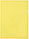 Папка-уголок пластиковая «Бюрократ» Economy А4 толщина пластика 0,10 мм, прозрачная желтая, фото 2