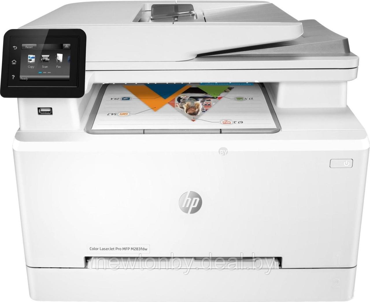 МФУ HP Color LaserJet Pro M283fdw 7KW75A