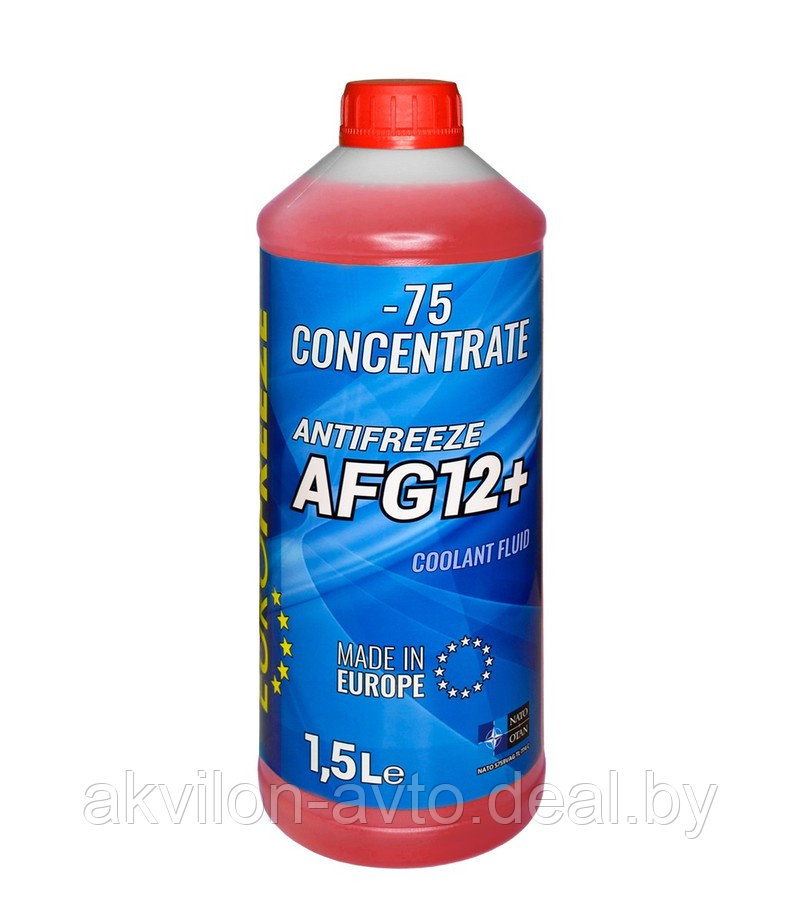 Antifreeze Eurofreeze AFG 12+ красн. 1.5  л. КОНЦЕНТРАТ