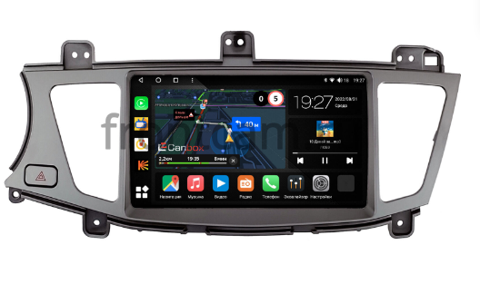 Штатная магнитола Canbox для Kia K7 2009-2012 на Android 10 (4G-SIM, 2/32, DSP, QLed)