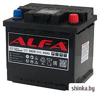Автомобильный аккумулятор ALFA Standard 45 R+ (45 А·ч)