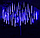 Гирлянда "Сосульки", падающий голубой свет, 30 см, 8 шт в комплекте, 3,8 м, TDM 1/40, фото 3