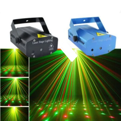 Галографический лазерный Mini проектор Звездное небо Laser Stage Laser Lighting - фото 1 - id-p110382198