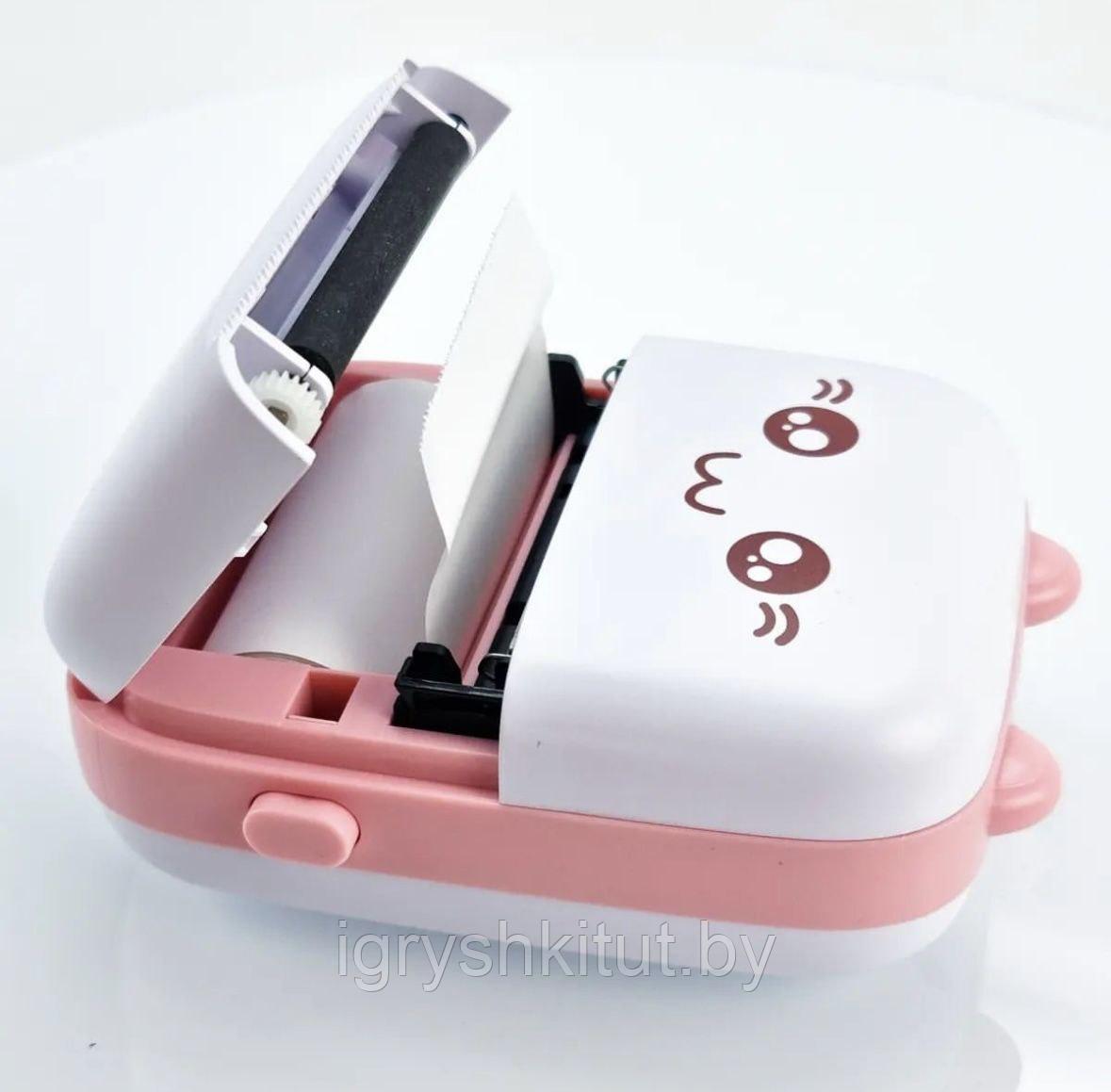 Детский мини-Принтер Mini Printer от Bluetooth, в ассортименте - фото 6 - id-p218452952