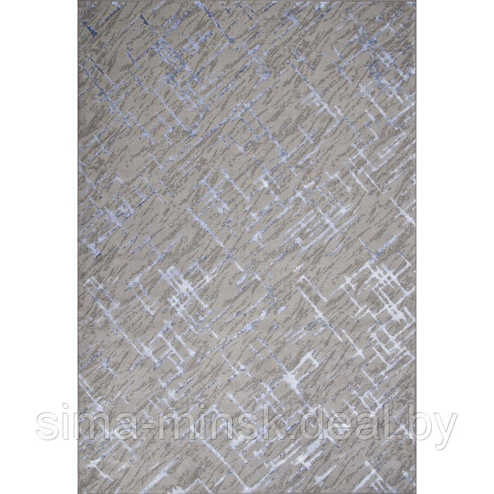 Ковёр прямоугольный Liman f164, размер 150x80 см, цвет gray-blue - фото 1 - id-p218455379