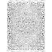 Ковёр прямоугольный Kirmanshah 38650A, размер 150x300 см, цвет white/white