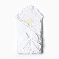 Конверт-одеяло (меховая вставка) А.2153, цвет белый, р-р. 100х100