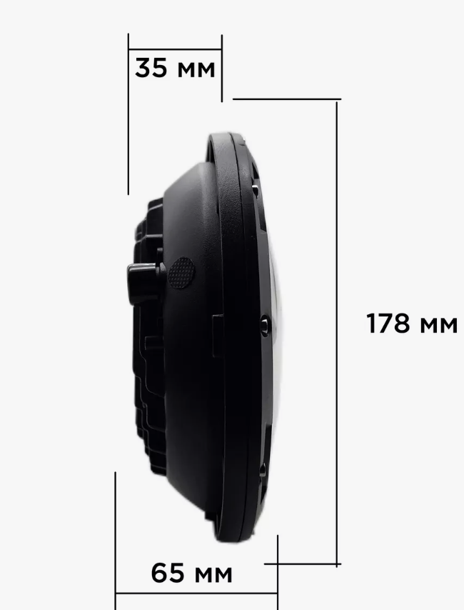 Тюнинг Фары светодиодные Led Нива УАЗ КАМАЗ ВАЗ 7 дюймов (178 мм) цена за 1шт - фото 2 - id-p218462028