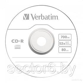 CD-R диск Verbatim 700Mb DL Extra Protection 52x CakeBox 100 шт. 43411
