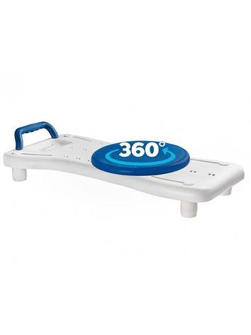 Сиденье (скамья) для ванной с ручкой и поворотным диском Heiler ВА802, фото 2