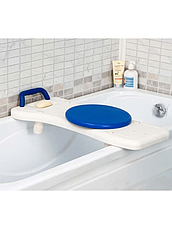 Сиденье (скамья) для ванной с ручкой и поворотным диском Heiler ВА802, фото 2