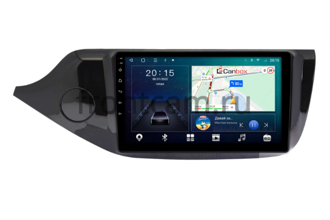 Штатная магнитола Kia Ceed 2 (2012-2018) (глянец) Canbox на Android 10 (4G-SIM, 2/32)