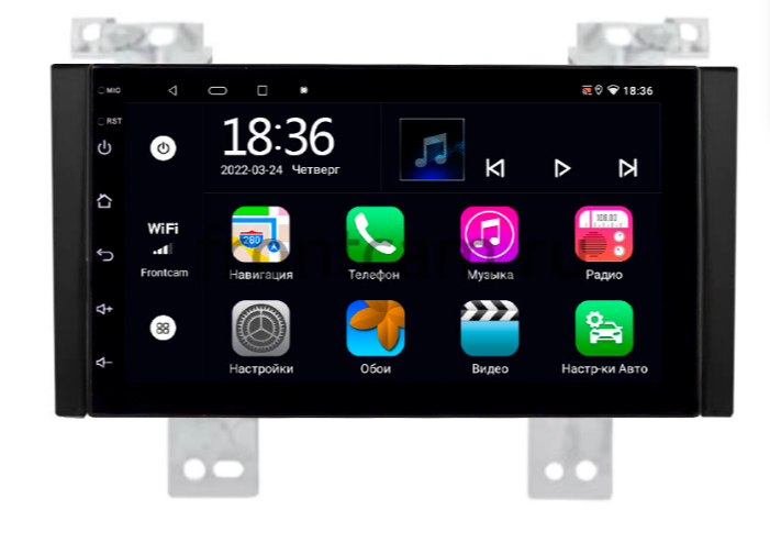 Магнитола в штатное место 2 din Kia Ceed (2006-2010) OEM 2/32 на Android 10 CarPlay - фото 1 - id-p218477029