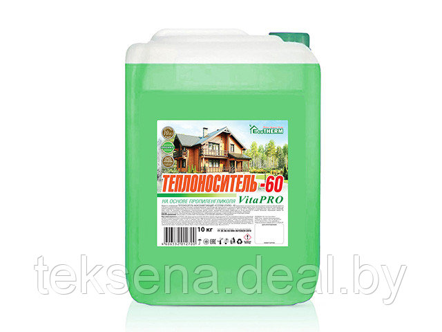 Теплоноситель Экотерм VitaPro (-60С) кан. 10 кг., EcoTherm - фото 1 - id-p218481210