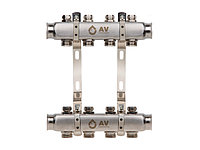 Коллекторная группа AVE162, 4 вых. AV Engineering (PRO серия Для отопления (радиаторы))