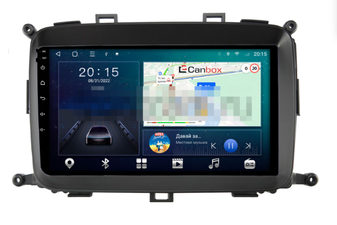 Штатная магнитола Kia Carens 3 (2013-2019) Canbox  Android 10 (4G-SIM, 2/32)