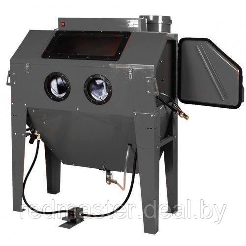 Пескоструйная камера с электродвигателем для очистки воздуха (420л, 220В, 340л/мин, 3.4-8.5атм) пневмо Rock - фото 1 - id-p199013323