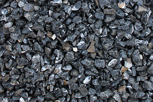 Щебень черный мрамор (фракция 10-20 мм.) 1 тонна, фото 2